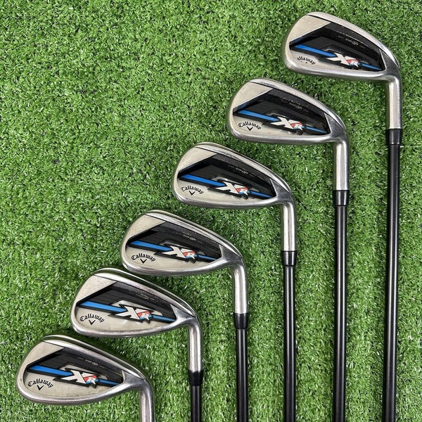 Callaway Xr Os Iron Set 6-PW SW Senior A Flex Fubuki At50 Graphite RH +1.25”