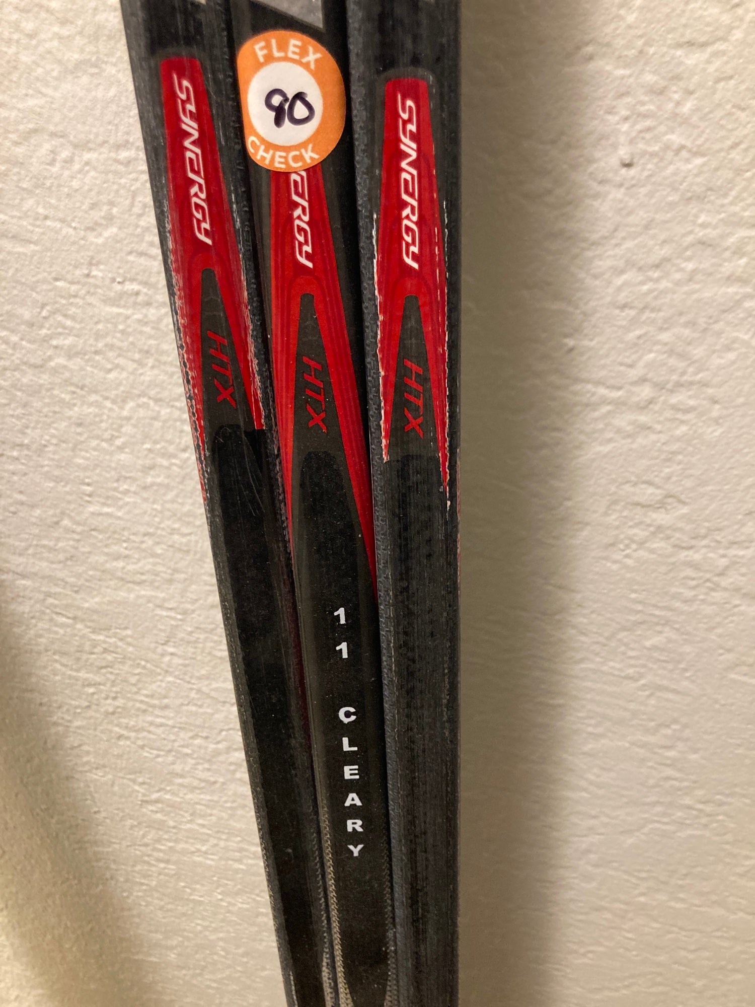 3 PACK Easton Synergy HTX Pro Stock Hockey Stick 100 Flex Left Horcoff  Stars 7048