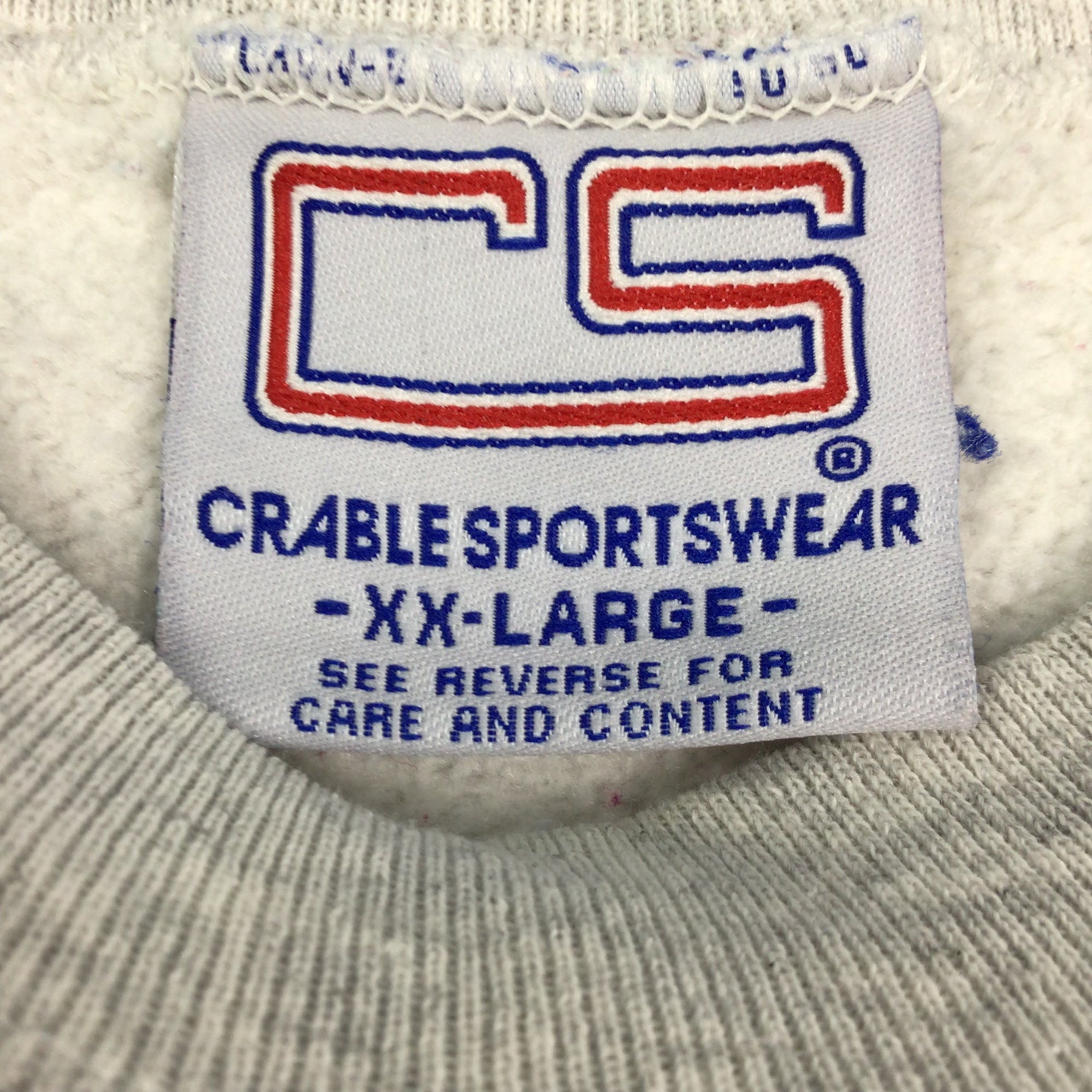 Vintage Crable Sportswear T-Shirt Tags