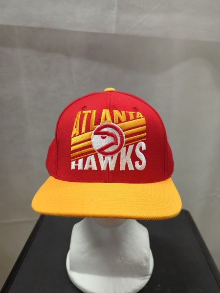 Atlanta Hawks Big Logo Mitchell & Ness Snapback Hat