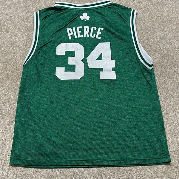 adidas PAUL PIERCE Green BOSTON CELTICS Youth NBA Team REPLICA JERSEY Md  (10-12)