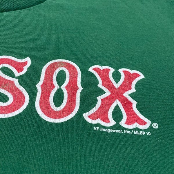 Boston Red Sox T Shirt Men XL Adult Green Shamrock MLB Baseball St