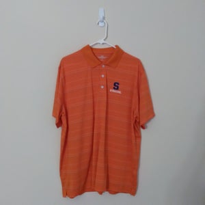 NCAA Syracuse Orangemen Short Sleeve Golf Polo Shirt XL