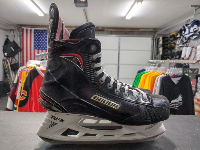 Senior Used Bauer Vapor 1X Hockey Skates Regular Width Pro Stock Size 10