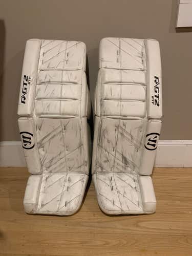 Used 32" Warrior Ritual GT2 Goalie Leg Pads