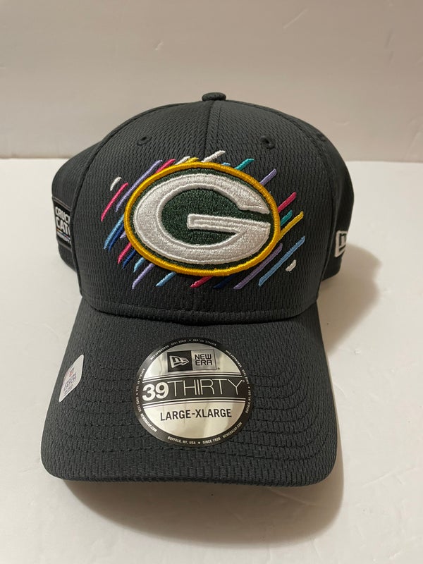 Green Bay Packers New Era GB Interlock Stripe Knit Hat at the