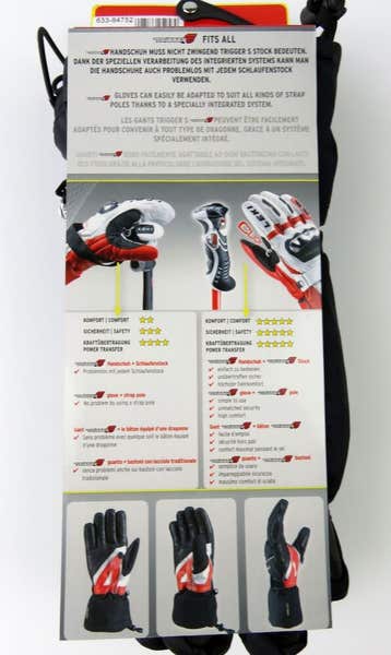 $125 Leki Womens Stripes Goatskin Leather Trigger S GoreTex Ski Gloves Size  XS | SidelineSwap | Buy and Sell on SidelineSwap