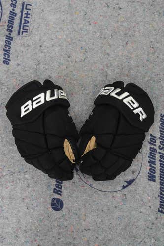 Colorado Avalanche Game Used Pro Stock Bauer Vapor 1X Pro Lite Gloves 14” Nichushkin