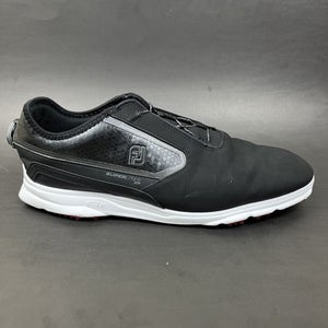 FootJoy Golf Shoes Spikeless Boa Superlites XP 58093 Black Men’s Size 12 W Wide