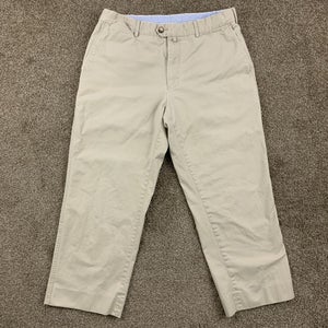 FACONNABLE Chino Dress Pants Khaki Tan Beige 36R 36 x 26 Mens