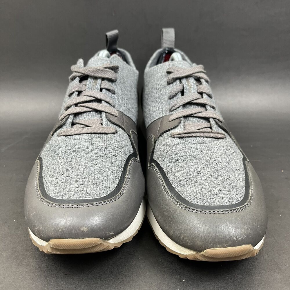 UGG Trigo Hyperwave Wool Leather Sneakers 1018424 DCRC Gray  display picture 1