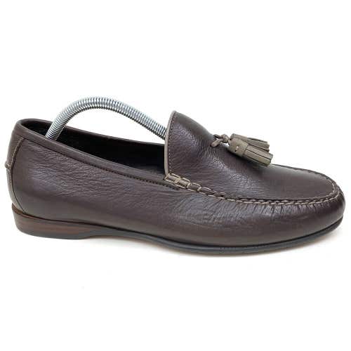 Cole Haan Hayes Tassel Loafer Dress Shoes Leather Bracken Brown C31211 Size 9 M