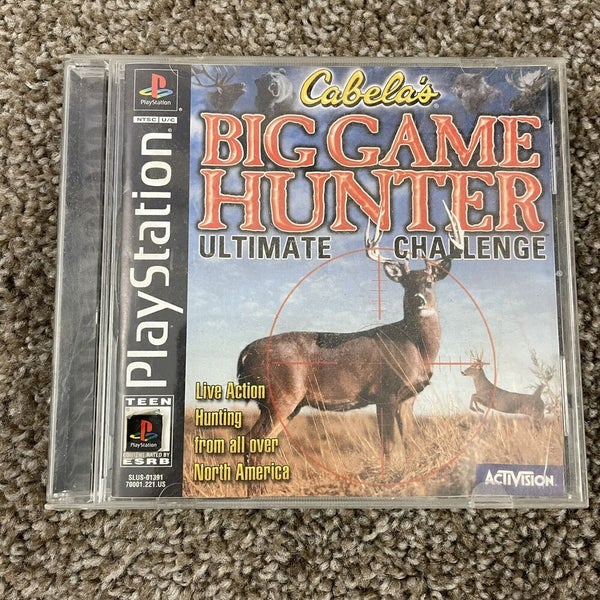 PS1 Cabelas Big Game Hunter Ultimate Challenge PlayStation Complete