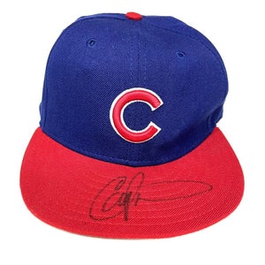VTG Chicago Cubs New Era 5950 Wool Hat Diamond Collection Made in USA Cap 7 1/8