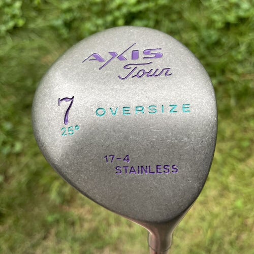 Axis Tour Oversized 7 Fairway Wood Golf Club Graphite Ladies Flex RH Lamkin Grip