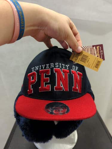 NWT University Of Pennsylvania Stall&Dean Winter Fitted Hat 8 NCAA
