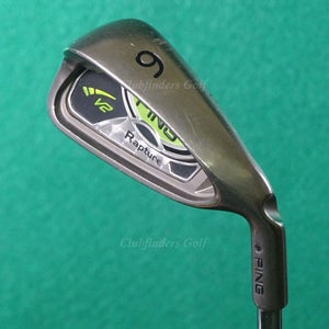 Ping Rapture V2 Black Dot Single 6 Iron Stepped Steel Firm