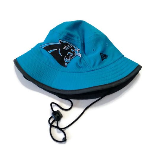 New Era NFL Carolina Panthers Team Logo Teal Bucket Hat Child-Youth