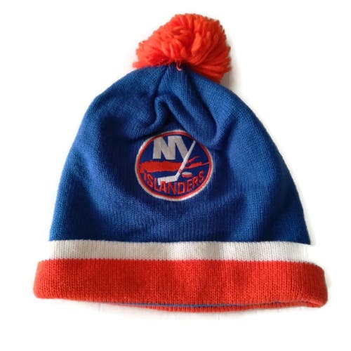 Mitchell & Ness New York Islanders Team Logo Knit Beanie Hat