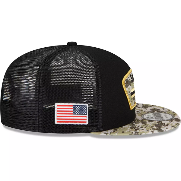 Dallas Cowboys New Era 2021 Salute To Service 39THIRTY Flex Hat - Black/Camo