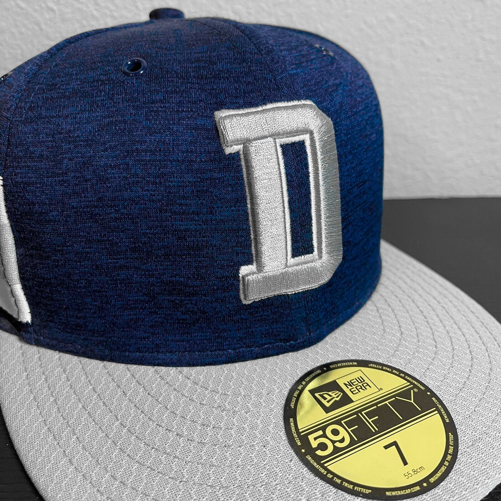 New Era, Accessories, Dallas Cowboys New Era 28 Nfl Sideline Home 59fifty  Fitted Hat Size 7 Blue