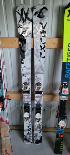 Used Women's 2010 Volkl 149 cm All Mountain Kenja Skis With Bindings