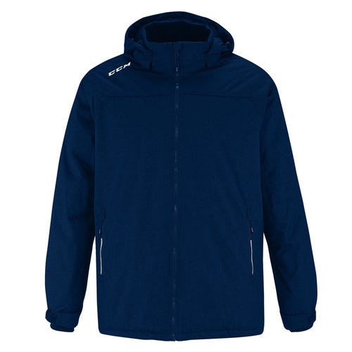 NEW CCM Team Winter Jacket, Navy Blue, Sr. XL