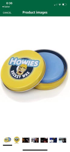 Howies Hockey Tape Stick Wax with Case For Use On Bauer CCM Warrior True Sticks