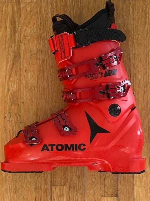 Unisex Used Atomic Racing Redster World Cup 130 Ski Boots Stiff
