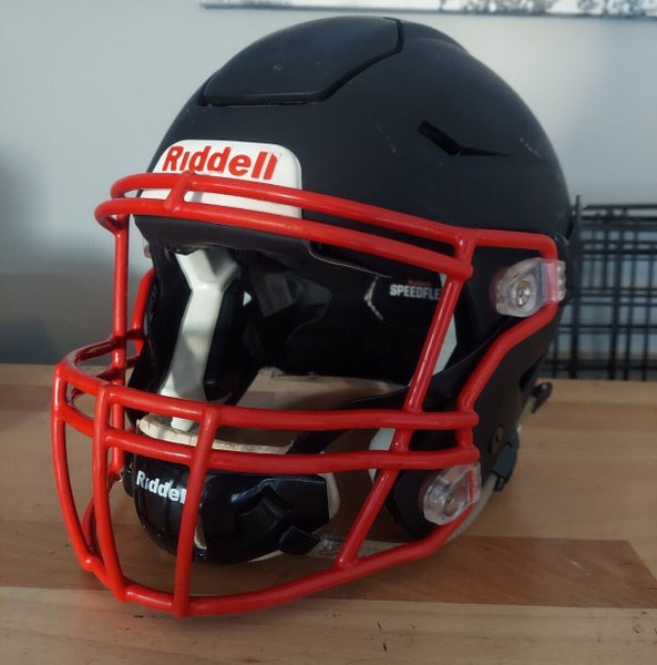 Riddell SPEED FLEX speedflex football Helmet adult LARGE L black red SidelineSwap