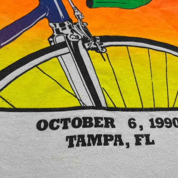 Tampa Florida Cycling T Shirt Men Small Bike Race Vintage 90s Rare FL | SidelineSwap