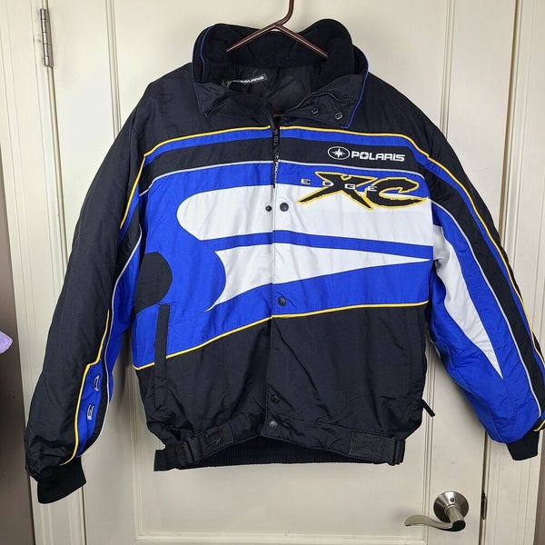 Vintage Polaris Edge XC Snowmobile Racing Jacket Zip-out Liner Winter Men's Sz M
