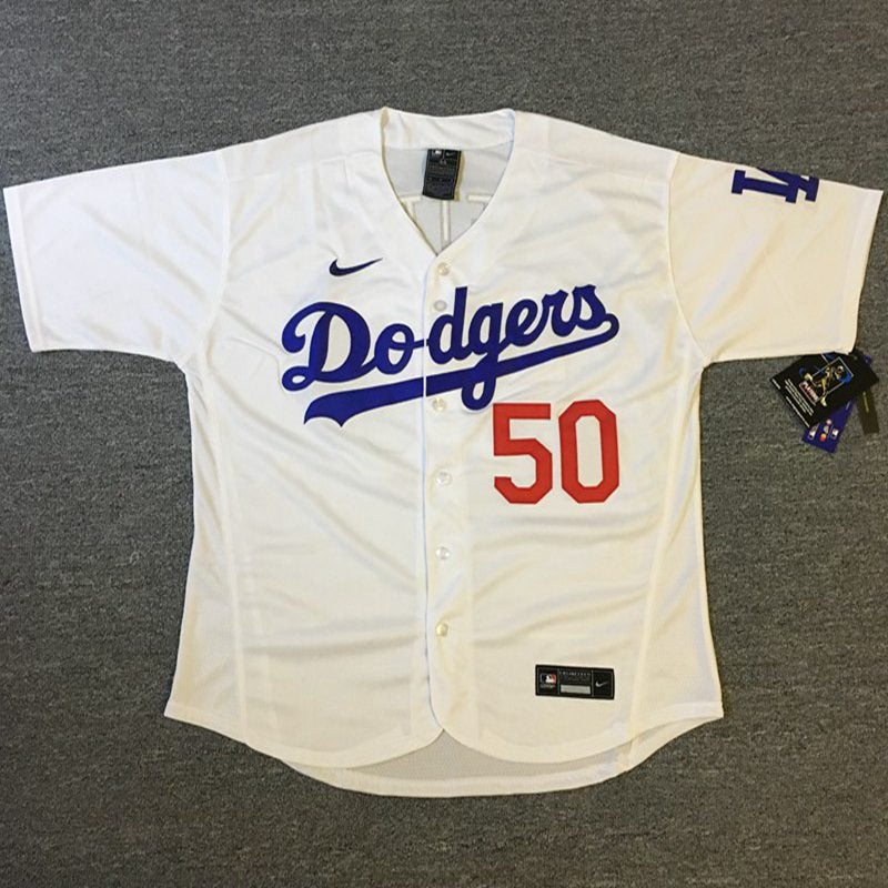 RARE Los Angeles DODGERS MOOKIE BETTS 50 Baseball SGA Jersey Mens XL White