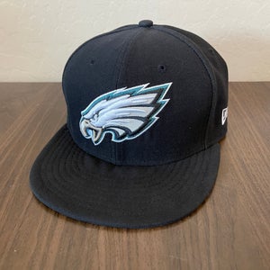 Philadelphia Eagles NFL FOOTBALL NEW ERA 59FIFTY Size 7 3/8 Fitted Cap Hat!