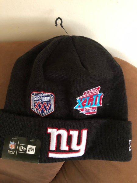 New York Giants New Era NFL 4x Champs Knit Hat