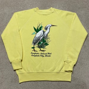 Everglades Sweater Adult Small Sweatshirt National Park Vintage 90s Nature USA