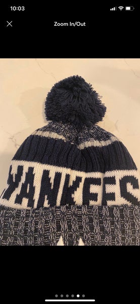 Yankees Pom Winter Hat Adult