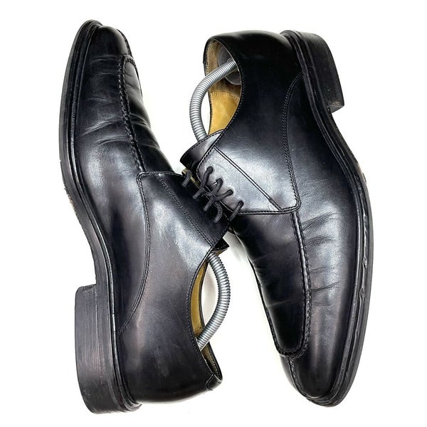 Cole Haan Leather Split Toe Lace Up Dress Shoes Black C0517B  display picture 2