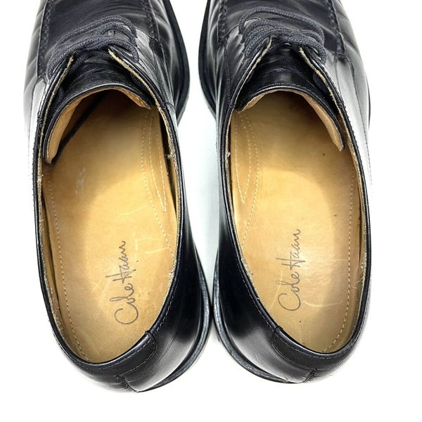 Cole Haan Leather Split Toe Lace Up Dress Shoes Black C0517B  display picture 1