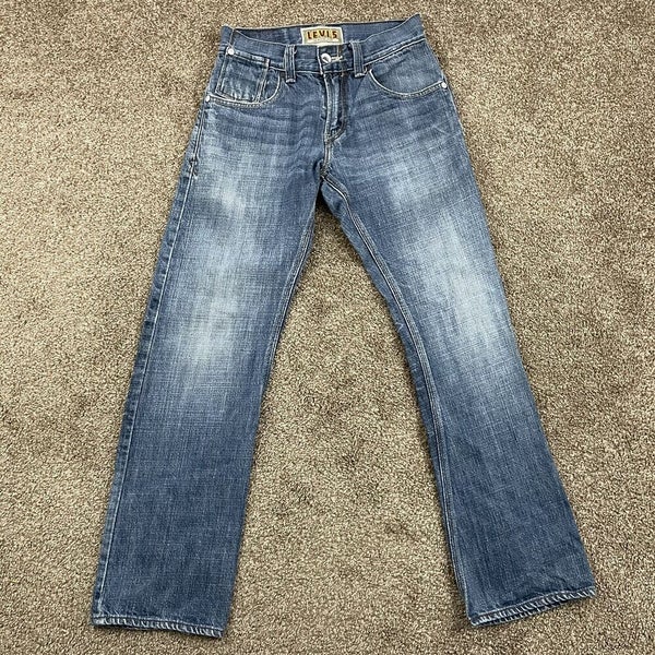 Levis 514 Mens 29x29 Slim Straight Denim Jeans Blue Flap Pockets Cotton  SidelineSwap