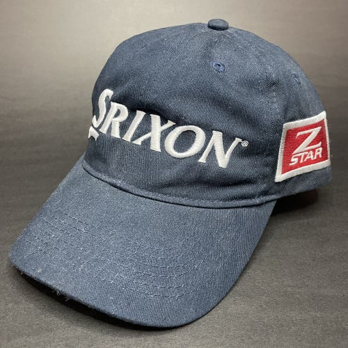 Srixon Z Star Golf Balls Strapback Baseball Hat Cap Navy Blue White