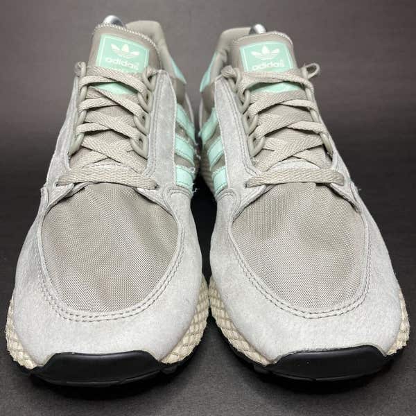 adidas gazelle silver green womens Womens - Acorn Trainer