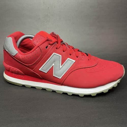 New Balance 574 Encap Mens Size 10 Red White Running Casual Shoes ML574SYD
