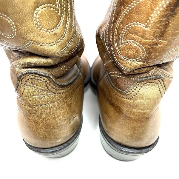 Rm Williams Brown / gray western cowboy Men's Boot Size Uk 7.5 G, USA 8.5