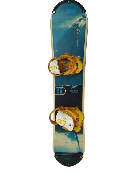 Rossignol Roc T Jr 116cm Snowboard with Burton Extra Small Bindings NinjaTim