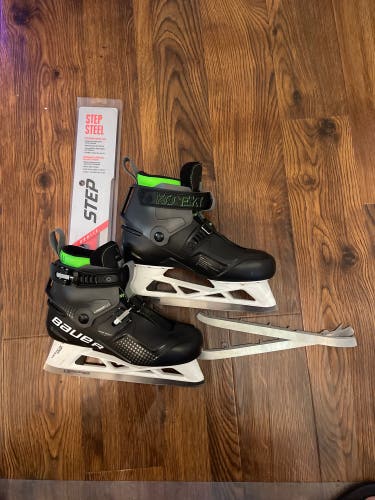 Bauer Konekt Size 8 + 2 pairs Step Steel
