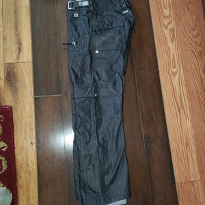 WOMENS SMALL SNOWBOARD PANTS BY RIDE 10 CELL SERIES *PRE-OWNED^ CLEAN 29X29 BLACK