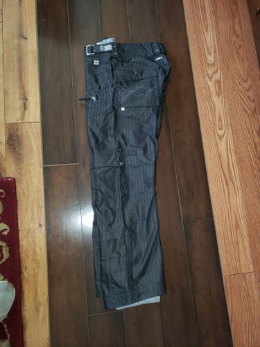 WOMENS SMALL SNOWBOARD PANTS BY RIDE 10 CELL SERIES *PRE-OWNED^ CLEAN 29X29 BLACK