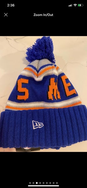 kiespijn Grap beschaving NY Mets Winter Pom Hat Adult | SidelineSwap