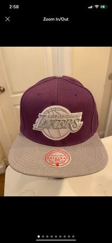 Lakers Adult SnapBack Mitchell and Ness